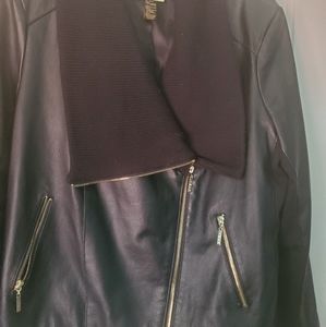 ***SOLD ***Leather Moto jacket